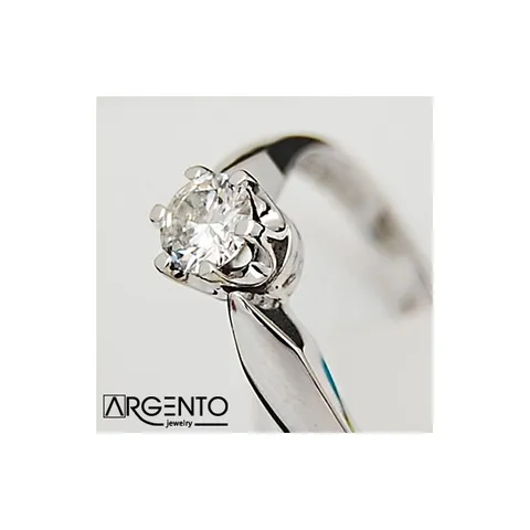 P041 Ekskluzywny pierścionek z 0,50 ct brylantem